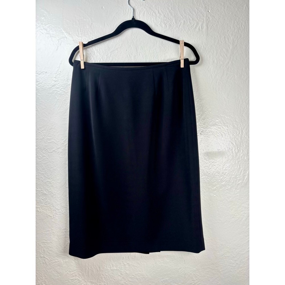Le Suit Pencil Skirt Women 8 Black‎ Professional Lined Crepe